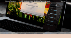 Desktop Screenshot of masterpasswordapp.com